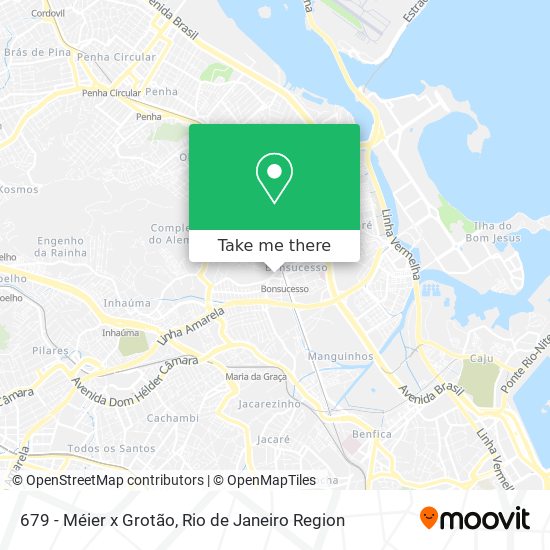 679 - Méier x Grotão map