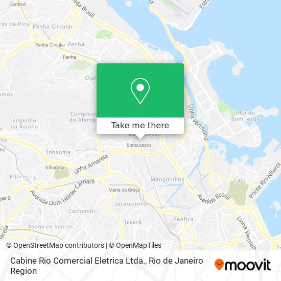 Mapa Cabine Rio Comercial Eletrica Ltda.