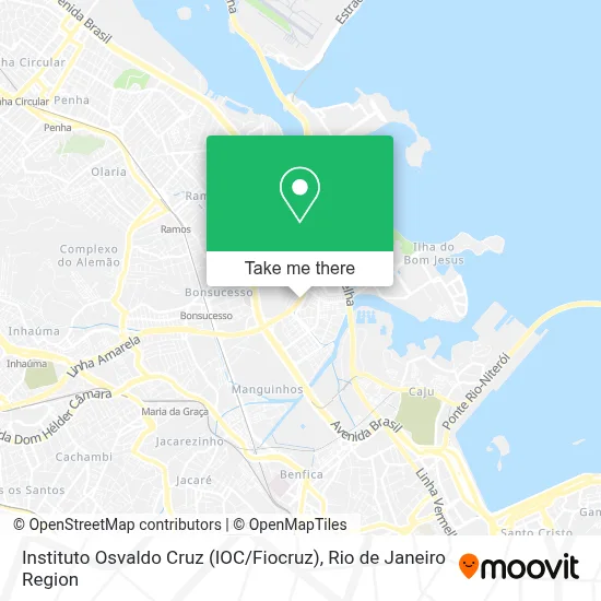 Instituto Osvaldo Cruz (IOC / Fiocruz) map