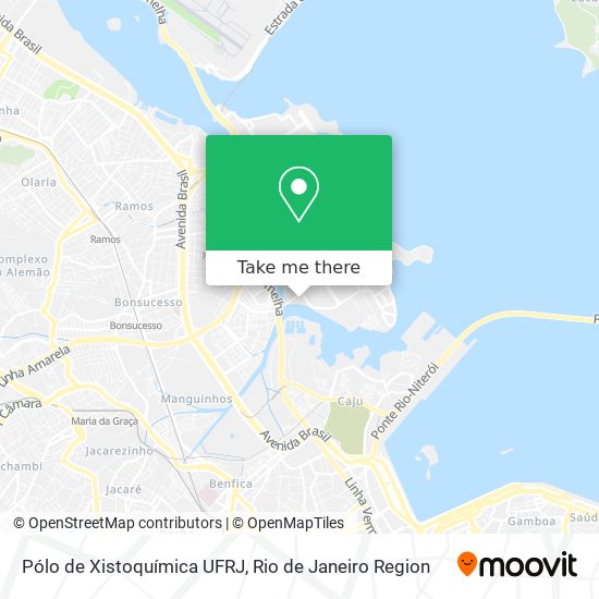 Pólo de Xistoquímica UFRJ map
