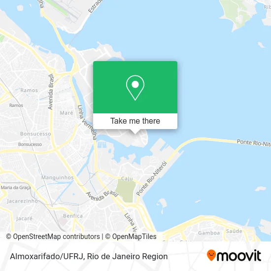 Almoxarifado/UFRJ map