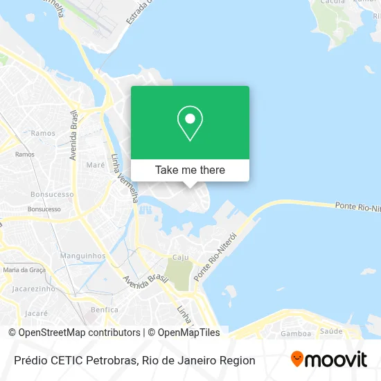Prédio CETIC Petrobras map