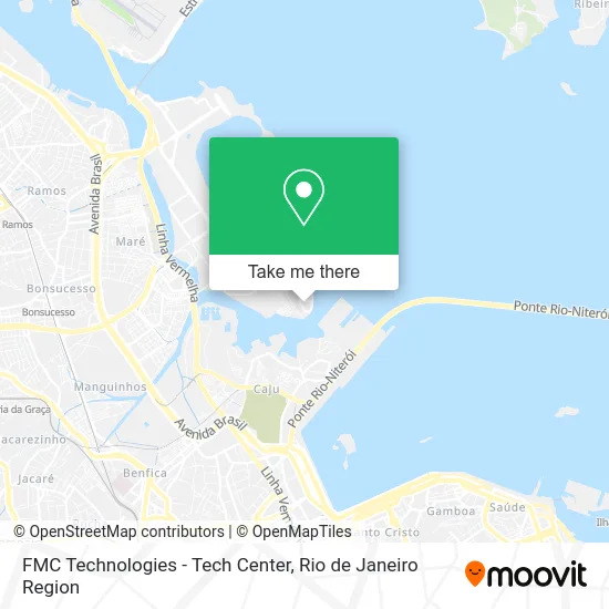 FMC Technologies - Tech Center map