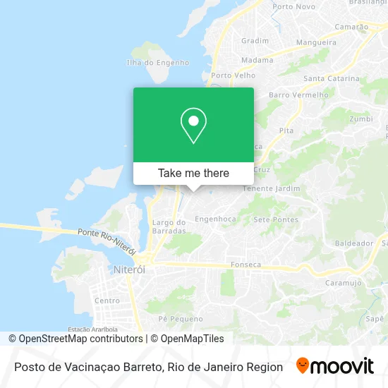 Posto de Vacinaçao Barreto map
