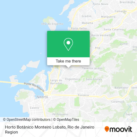 Horto Botânico Monteiro Lobato map