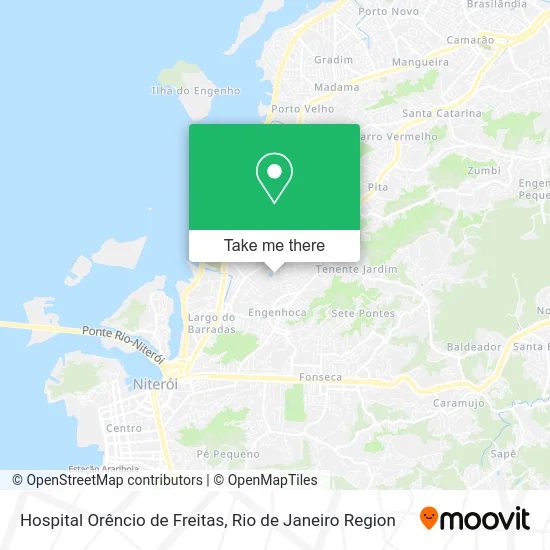 Hospital Orêncio de Freitas map