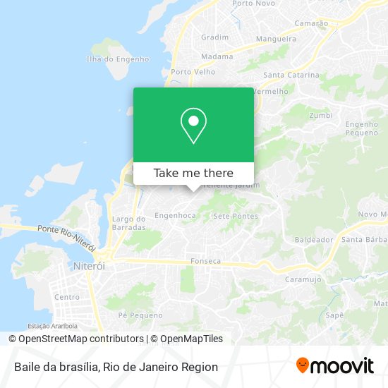 Mapa Baile da brasília