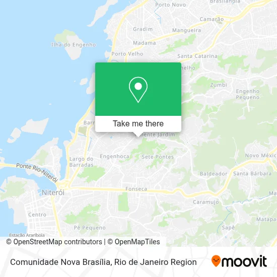 Comunidade Nova Brasília map