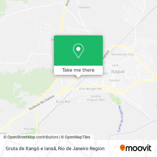 Gruta de Xangô e Iansã map