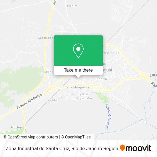 Zona Industrial de Santa Cruz map