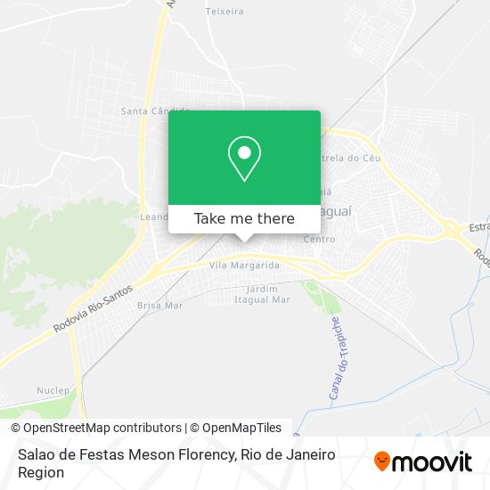 Mapa Salao de Festas Meson Florency