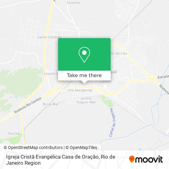 Igreja Cristã Evangélica Casa de Oração map