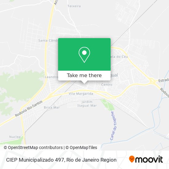 CIEP Municipalizado 497 map
