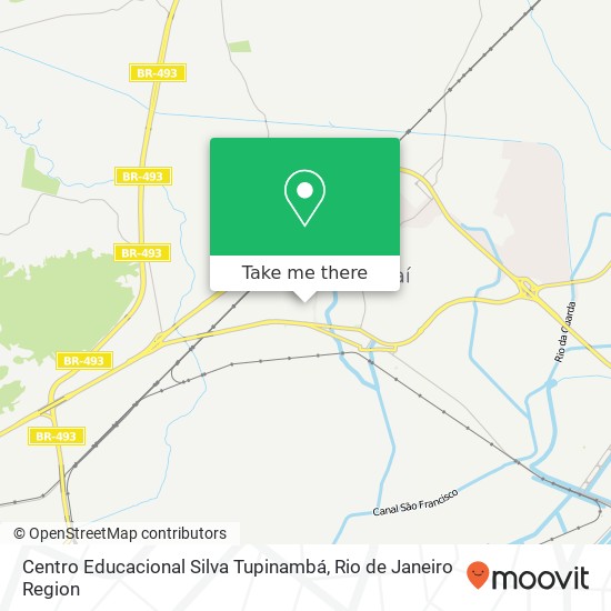 Mapa Centro Educacional Silva Tupinambá