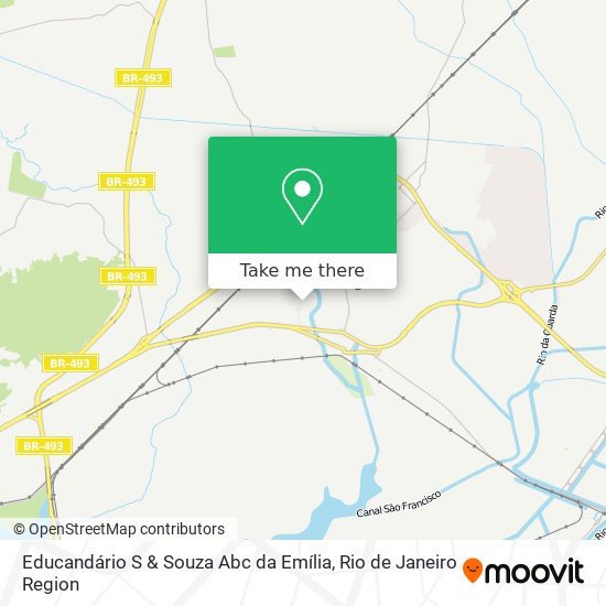 Mapa Educandário S & Souza Abc da Emília