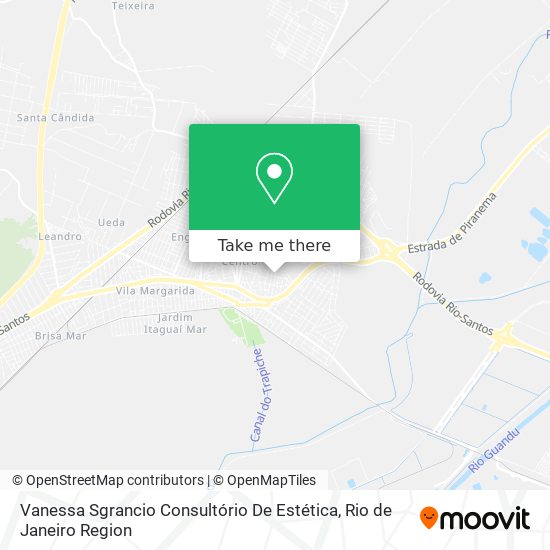 Vanessa Sgrancio Consultório De Estética map