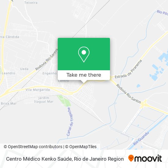 Mapa Centro Médico Kenko Saúde