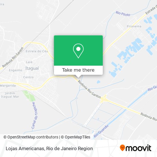 Lojas Americanas map