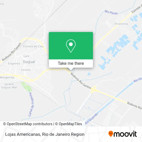 Lojas Americanas map