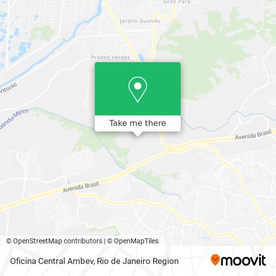 Oficina Central Ambev map