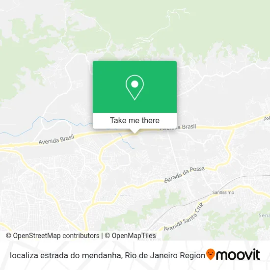 localiza estrada do mendanha map