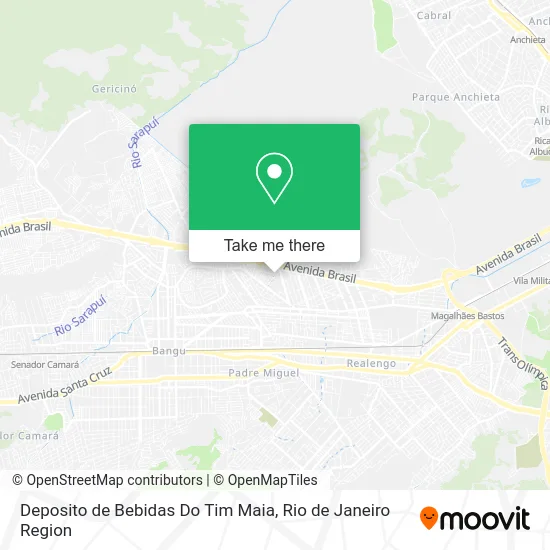 Deposito de Bebidas Do Tim Maia map