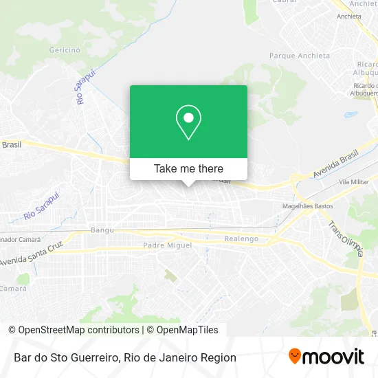 Bar do Sto Guerreiro map