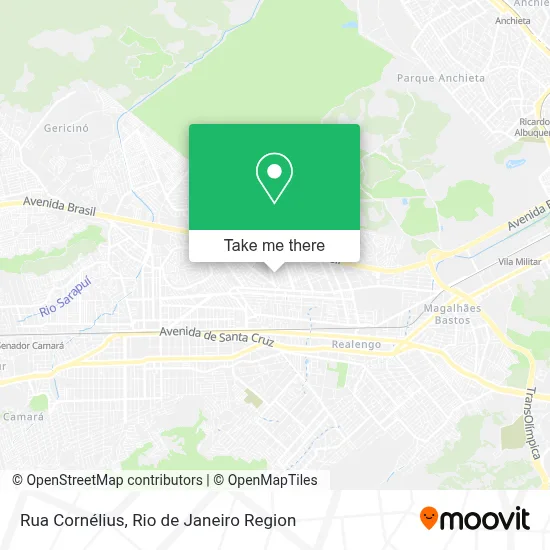 Rua Cornélius map