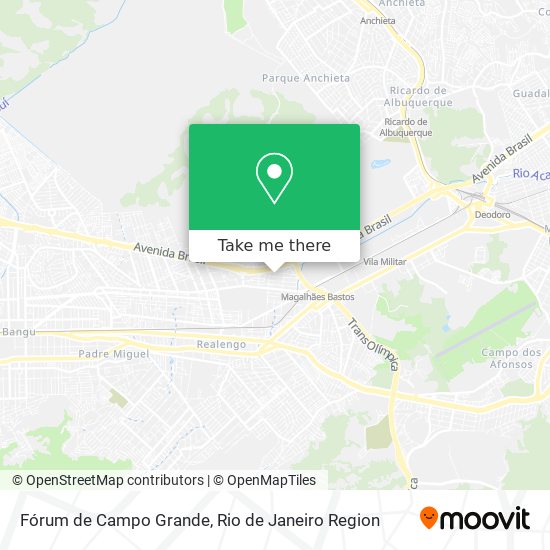 Fórum de Campo Grande map