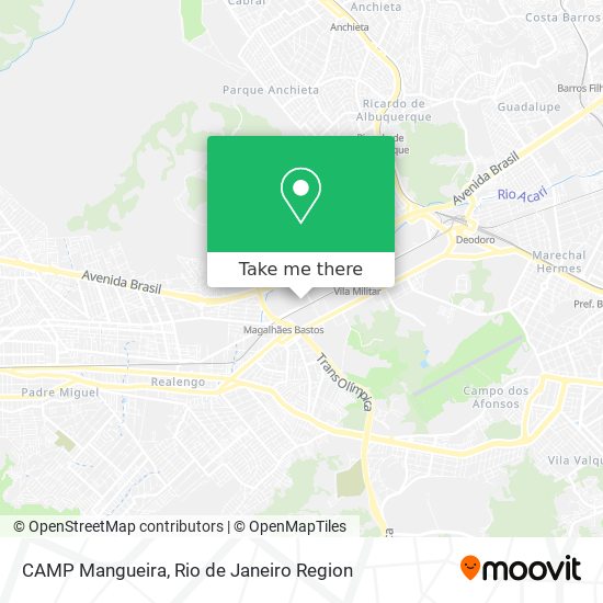 CAMP Mangueira map