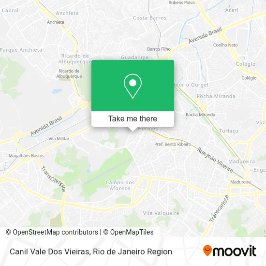 Canil Vale Dos Vieiras map