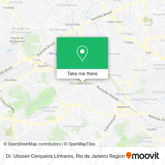Dr. Ulisses Cerqueira Linhares map