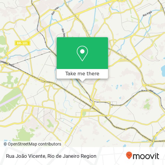 Rua João Vicente map