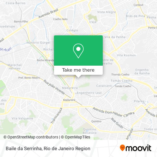 Mapa Baile da Serrinha