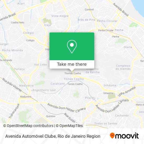 Mapa Avenida Automóvel Clube