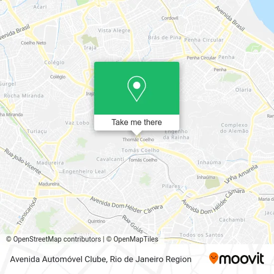Avenida Automóvel Clube map