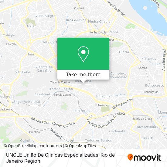 Mapa UNCLE União De Clinicas Especializadas