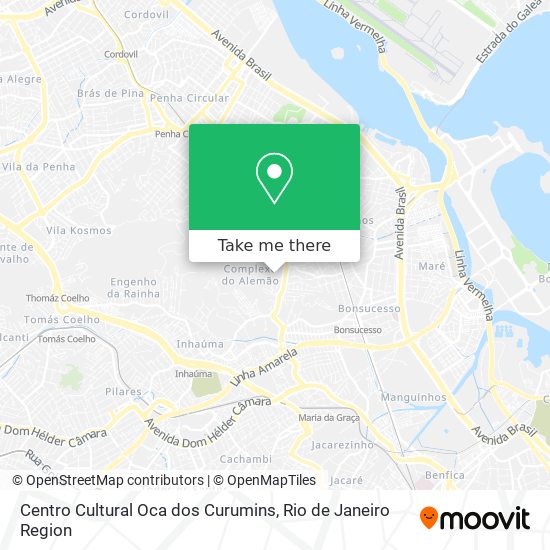 Centro Cultural Oca dos Curumins map