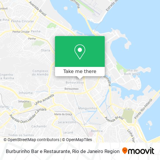Mapa Burburinho Bar e Restaurante