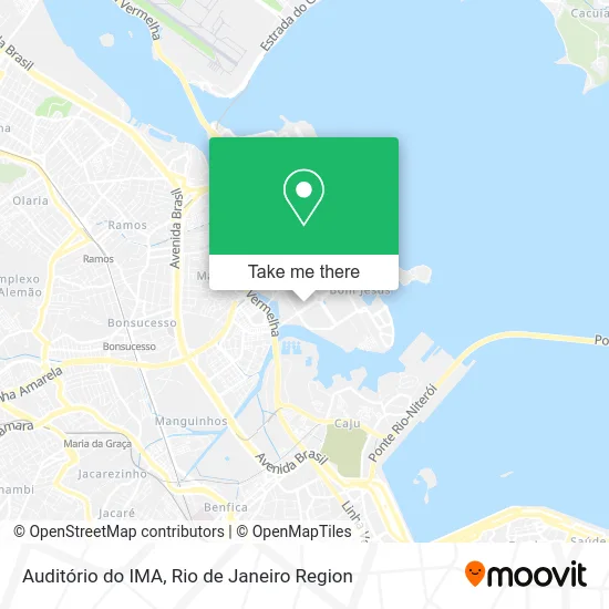 Auditório do IMA map