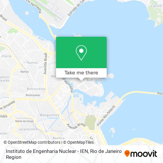 Instituto de Engenharia Nuclear - IEN map