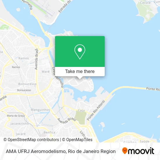 AMA UFRJ Aeromodelismo map