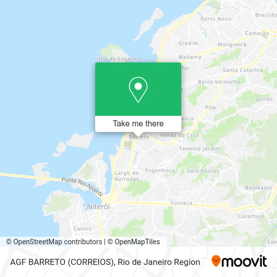 AGF BARRETO (CORREIOS) map