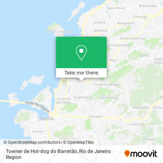 Towner de Hot-dog do Barretão map