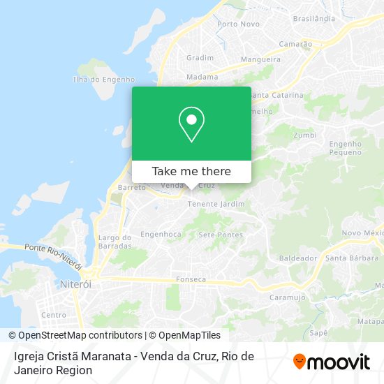 Igreja Cristã Maranata - Venda da Cruz map