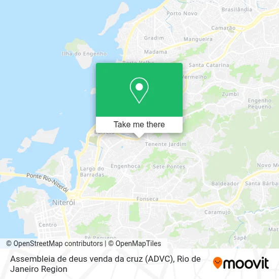Assembleia de deus venda da cruz (ADVC) map