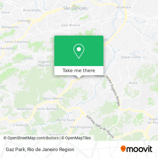 Mapa Gaz Park