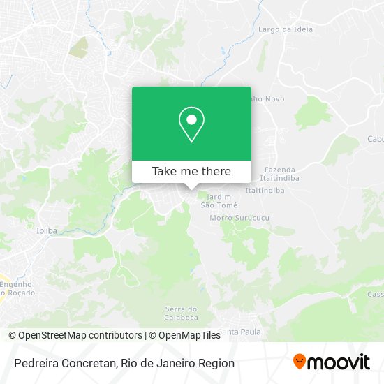 Mapa Pedreira Concretan