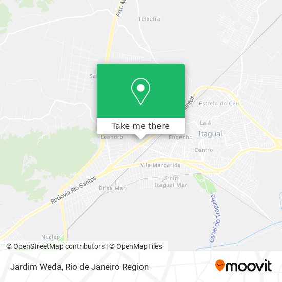 Mapa Jardim Weda