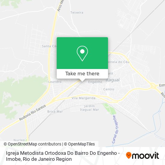 Mapa Igreja Metodista Ortodoxa Do Bairro Do Engenho - Imobe